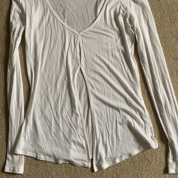 Lululemon tie back long sleeve top - Picture 4 of 4